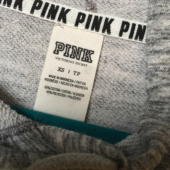 Pink Victorias Secret XS easy Hoodie logo pullover - Picture 2 of 5